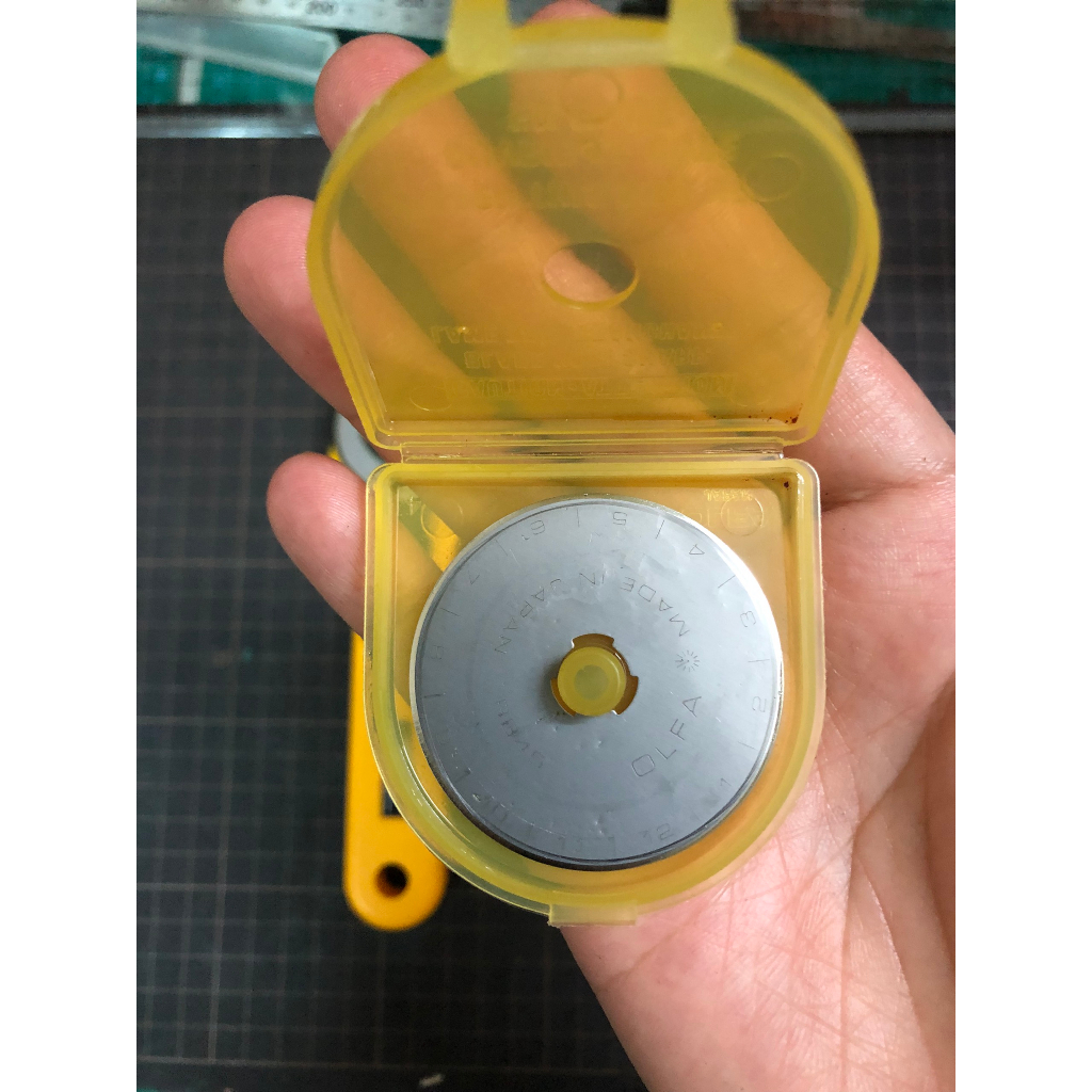 Dao cắt vải tròn xoay Nhật OLFA RTY-2GH 45mm | OLFA RTY-3/GH 60mm