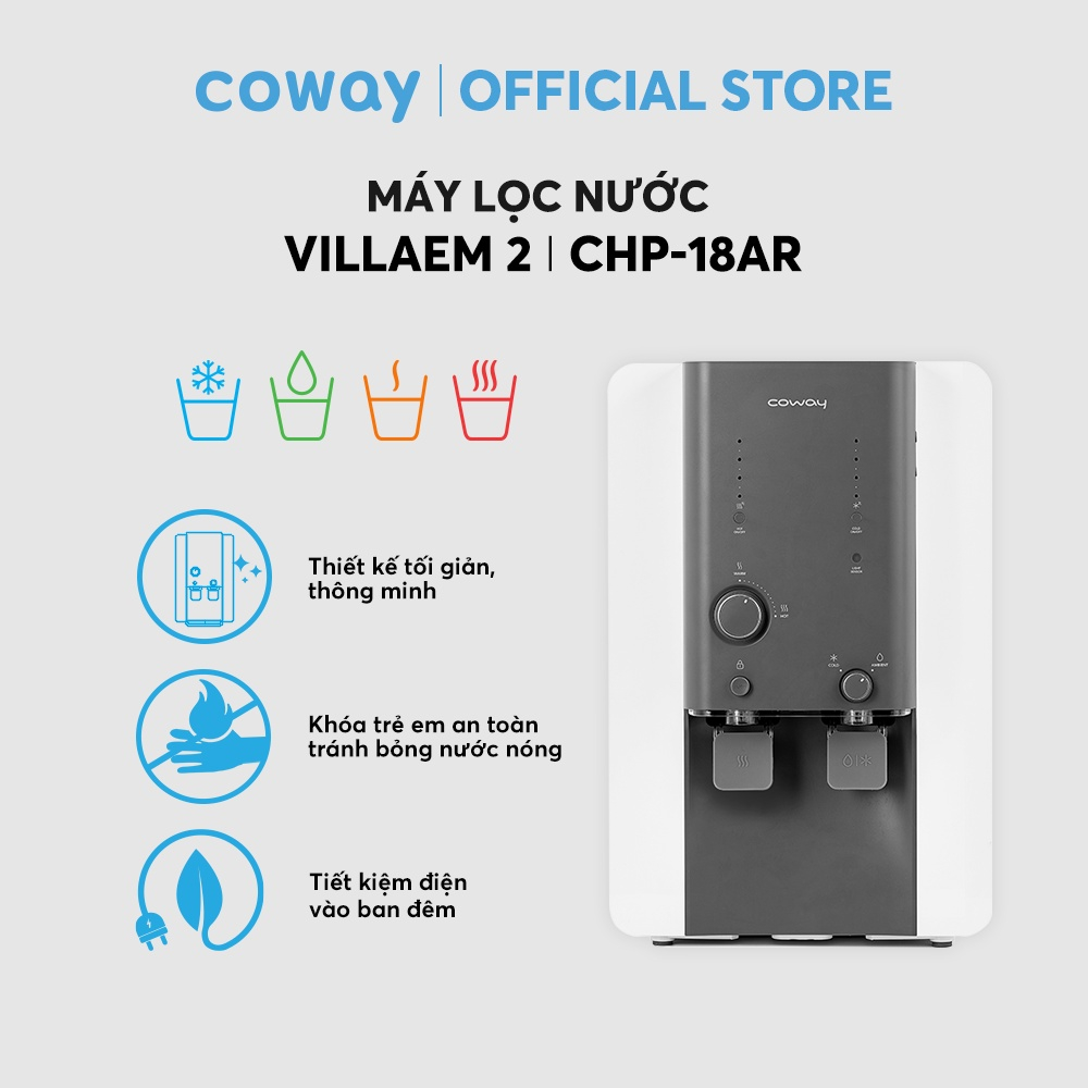 Máy Lọc Nước Coway Villaem 2 CHP-18AR - Hàng Chính Hãng