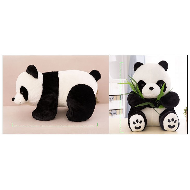 Gấu bông Gấu Trúc Panda 40 cm xinh xắn, trưng bày phòng - Gấu bông Panda  - Thú nhồi bông nhập khẩu - Gấu bông giá rẻ