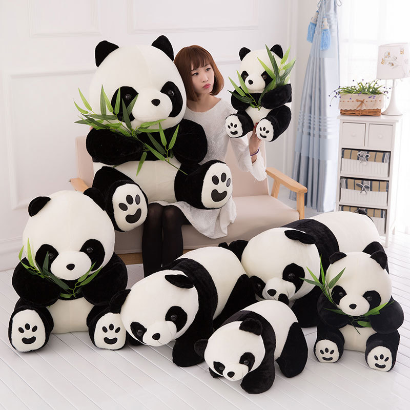 Gấu bông Gấu Trúc Panda 40 cm xinh xắn, trưng bày phòng - Gấu bông Panda  - Thú nhồi bông nhập khẩu - Gấu bông giá rẻ