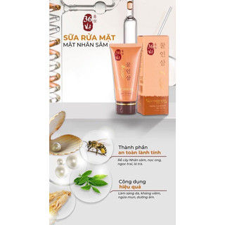 Sữa Rửa Mặt Mật - Nhân Sâm 36 Vị MEEA ORIGIN (80ml)