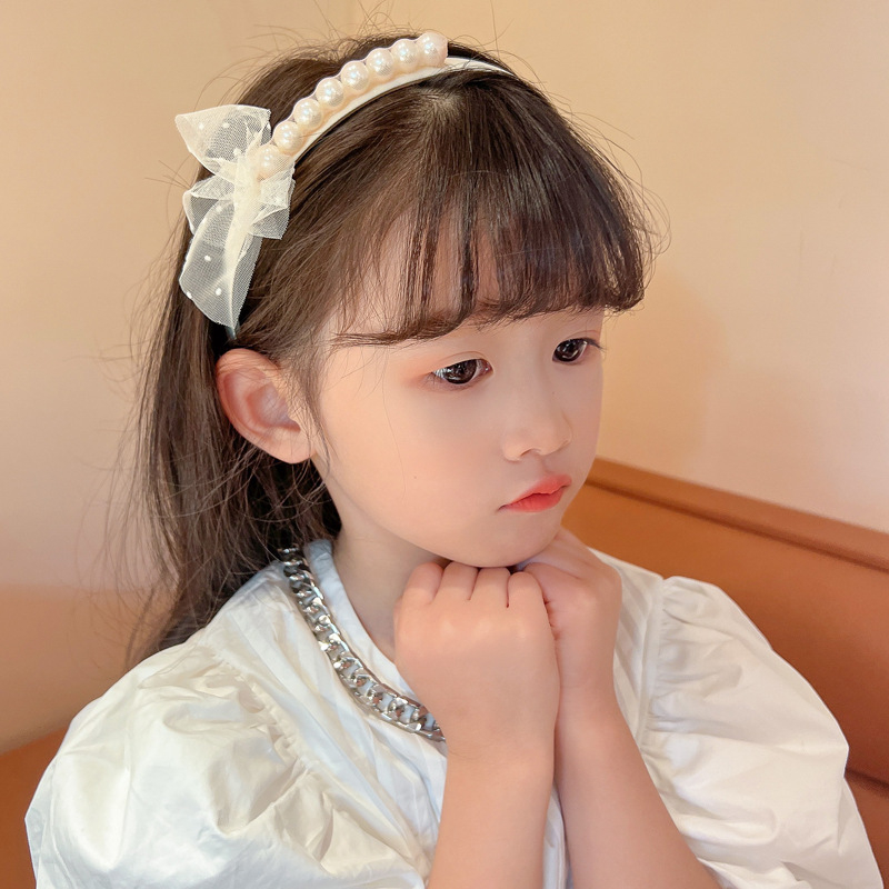 Bờm Tóc Bé Gái Công Chúa, Không Đau, Băng Đô Cài Tóc Dễ Thương