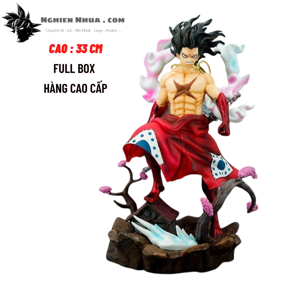 Mô hình One Piece Luffy hoa anh đào dáng đứng cực ngầu . Cao 31cm , nặng 1kg5, figure anmie one piece - Nghiện Nhựa