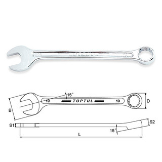 Cờ lê vòng miệng toptul aaex1919