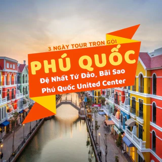 [EVoucher Vietravel] Phú Quốc: Đệ Nhất Tứ Đảo - Phú Quốc United Center - Bãi Sao (Khách sạn 3 sao) | Kích cầu du lịch