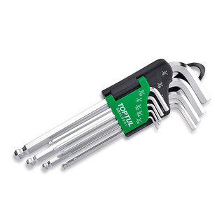 Bộ lục giác đầu bi 9 món toptul gbal0901