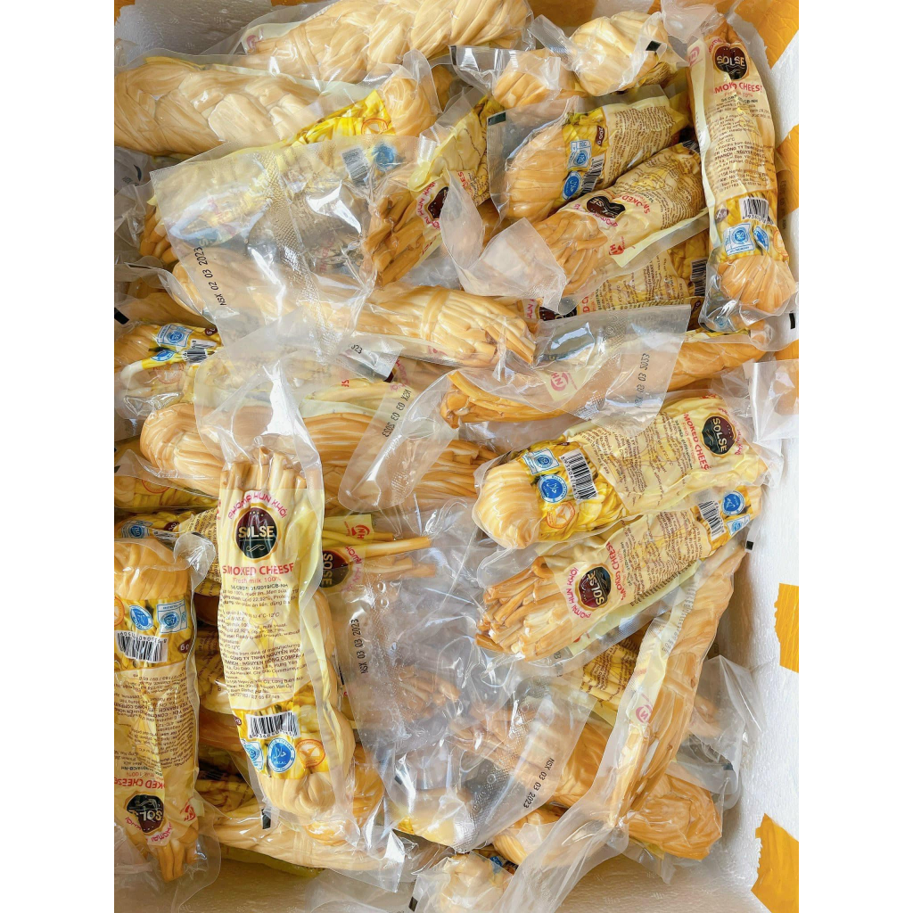 Phô mai dây hun khói Nga Solse 100g/ 200g - Phomai xông khói / hun khói