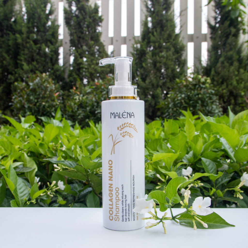 Bộ Dầu Gội Xả CHIKO MALÈNA Collagen Nano Siêu Mềm Mượt 650ml