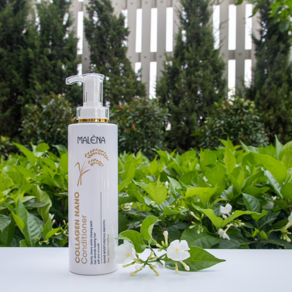 Bộ Dầu Gội Xả CHIKO MALÈNA Collagen Nano Siêu Mềm Mượt 650ml