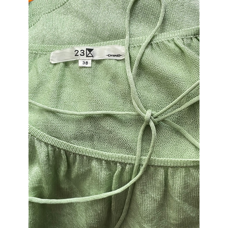 | Serie 3 |  Áo coquette tay bồng xanh nhạt