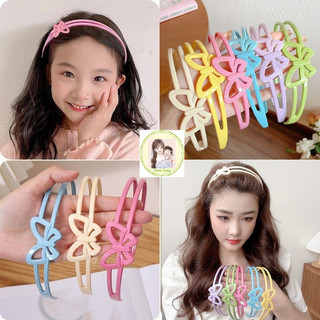 Cài tóc nhựa đính nơ hình bướm xinh đẹp cho nữ