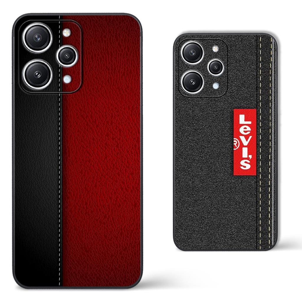 Ốp Xiaomi Redmi 12 in hình giả da siêu đẹp, sang trọng, cá tính