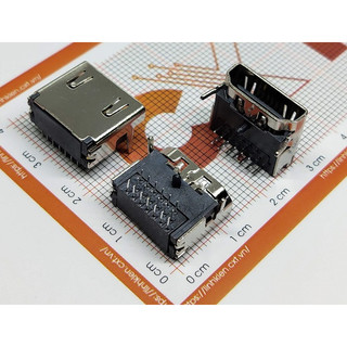 Cổng hdmi 19p chân cắm 3 hàng chân 2 chân chốt