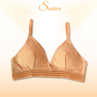 Áo Bra Nữ Cotton Cài Sau Siêu Mảnh Cực Xinh SUNBRA 3818