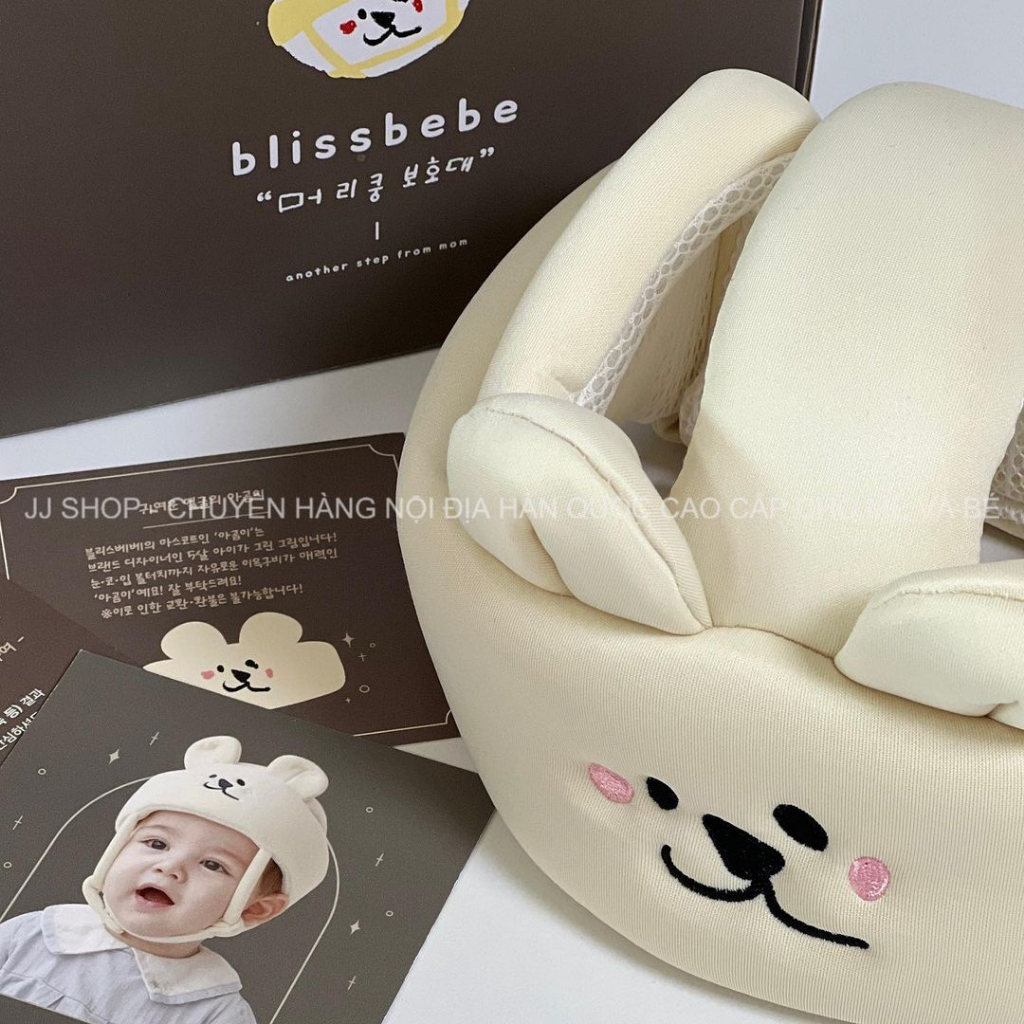 Mũ Bảo Vệ đầu cho bé BLISSBEBE Nội Địa Hàn Siêu Nhẹ Cho Bé