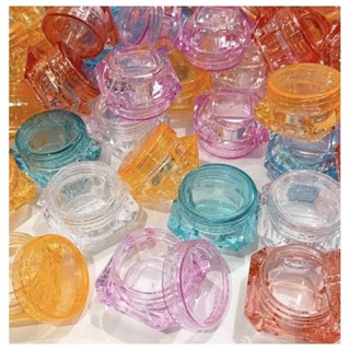 Hũ chiết kem, 3g, 5g, 10g, mỹ phẩm, dưỡng, hũ nhựa tròn, vuông, kim cương