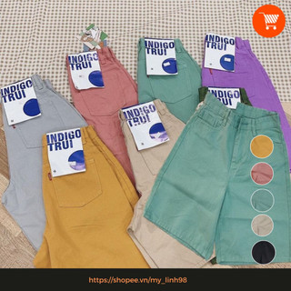 QUẦN NGỐ NỮ- QUẦN SHORT KAKI NỮ LƯNG CAO ỐNG RỘNG, ĐỦ MÀU [HÌNH THẬT, VIDEO THẬT] (KKN)