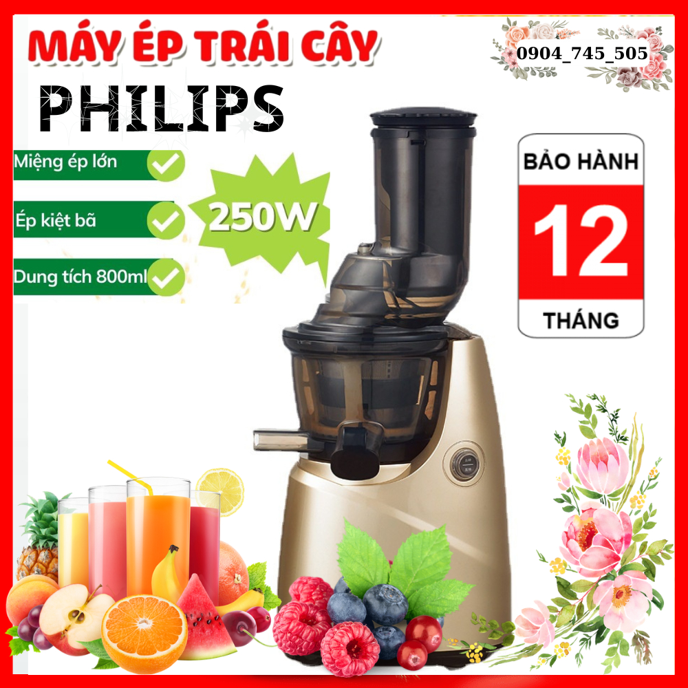 Máy Ép Chậm, Máy Ép Trái Cây Mới nhất Siêu tốt Ép Rau Đồ Cứng Siêu Mạnh An toàn Công Suất Lớn Bảo hành 12 Tháng
