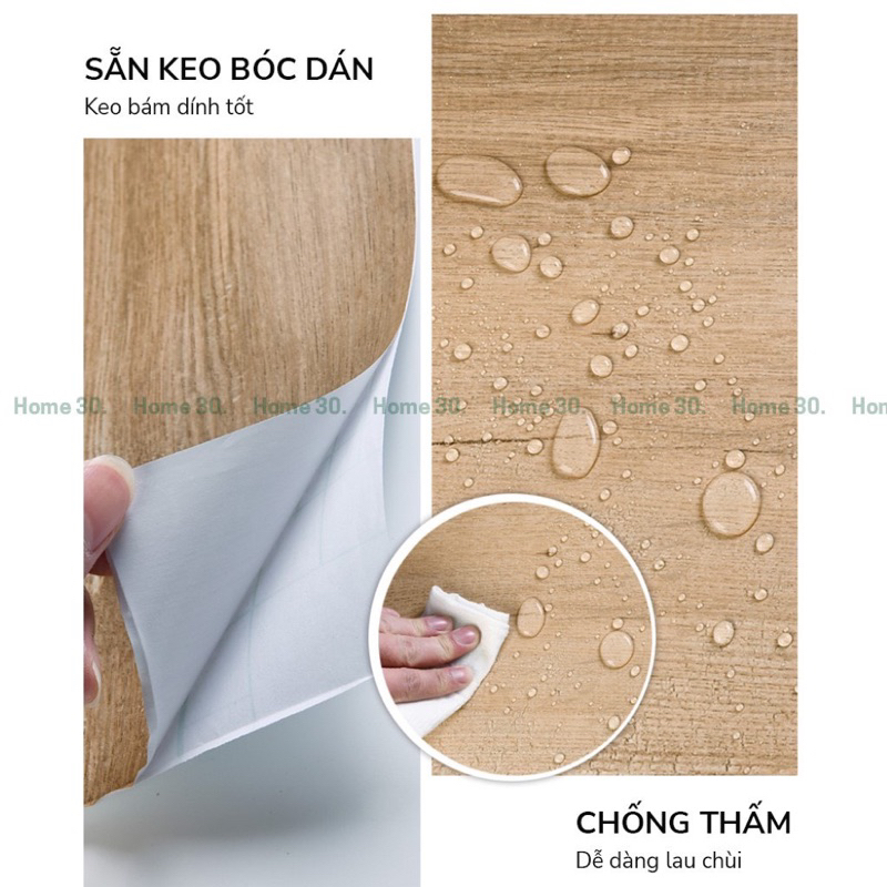 Film dán vân gỗ sẵn keo