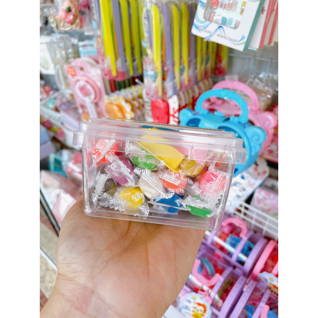 Đất Nặn Hộp Nhựa-Đất sét, Đất nặn an toàn không dính tay cho bé