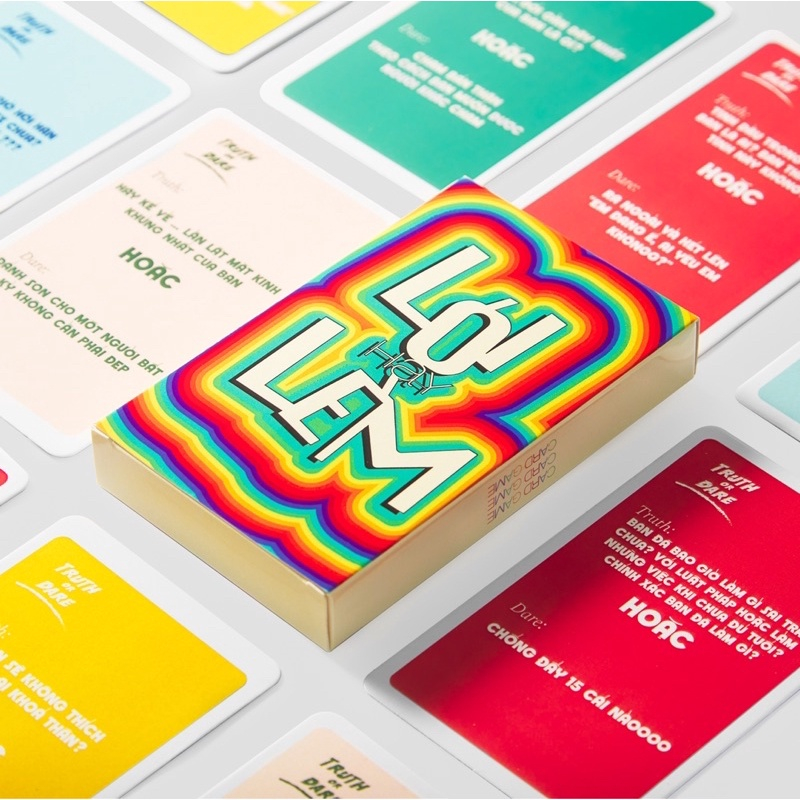 Lói Hay Lèm , Bộ Bài Lói Hay Lèm 30 Lá Drinking Game Gắn Kết Tình Bạn