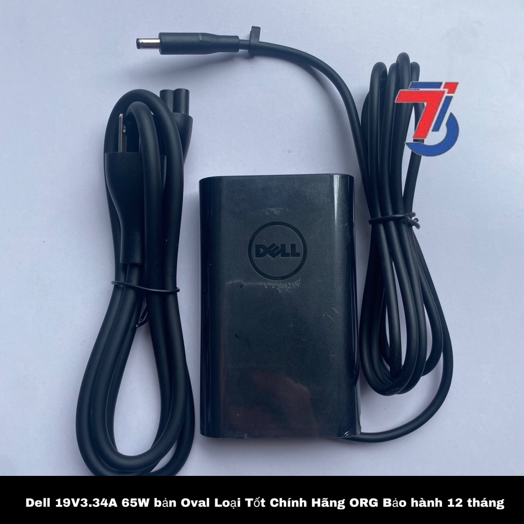 Sạc Máy Tính Laptop3T DELL Oval 19V2.31A; 19V3.34A; 19V6.7A Chân Kim Nhỏ 4.5*3.0MM new 2023