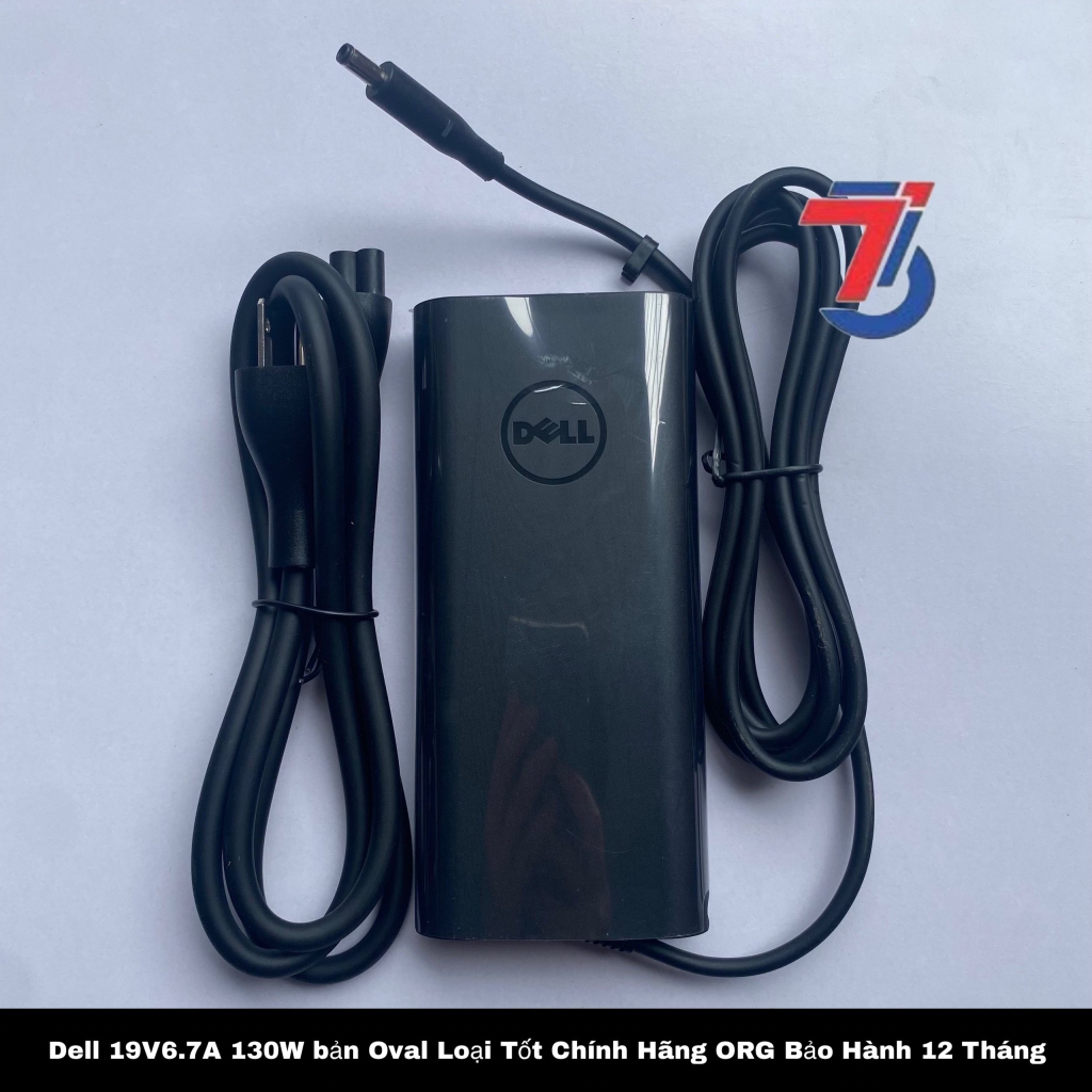 Sạc Máy Tính Laptop3T DELL Oval 19V2.31A; 19V3.34A; 19V6.7A Chân Kim Nhỏ 4.5*3.0MM new 2023