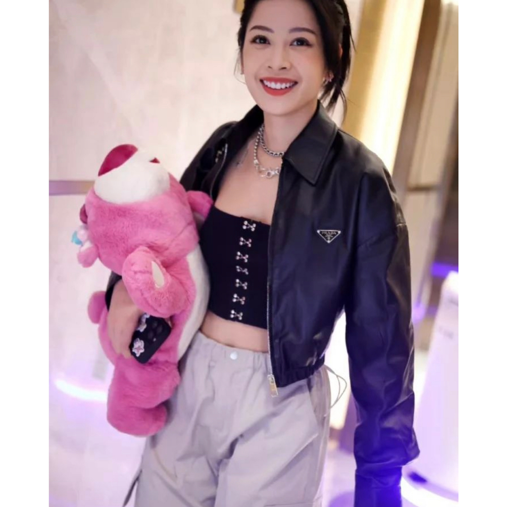 Good Letter H - Áo 2 Dây Croptop Móc Cài & Ruy Băng - Ribbon Camisole Top