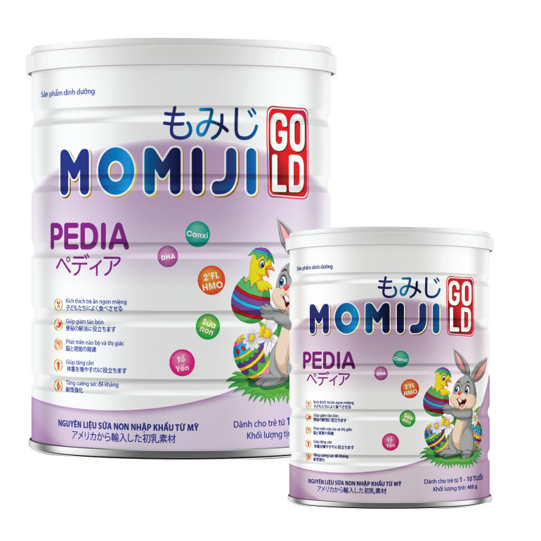Sữa Nhật Momiji Pedia lon 900g