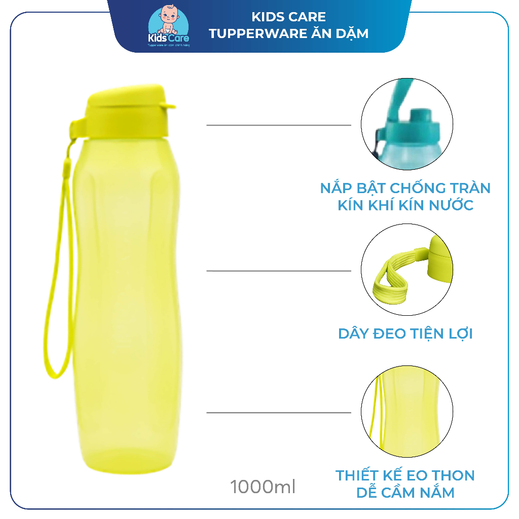 Bình nước Tupperware  Eco Bottle Gen II 1L