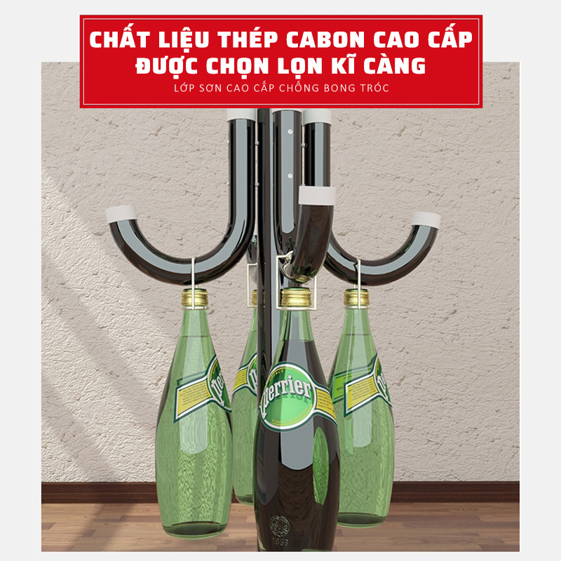 Giá Treo Áo Khoác, Khăn, Mũ -  Cây Móc Túi Xách 6/9/12 Móc Đa Năng Thông Minh Tiện Dụng Cho Mọi Nhà