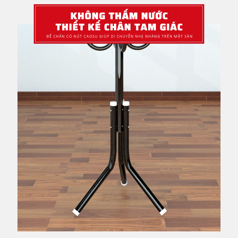 Giá Treo Áo Khoác, Khăn, Mũ -  Cây Móc Túi Xách 6/9/12 Móc Đa Năng Thông Minh Tiện Dụng Cho Mọi Nhà