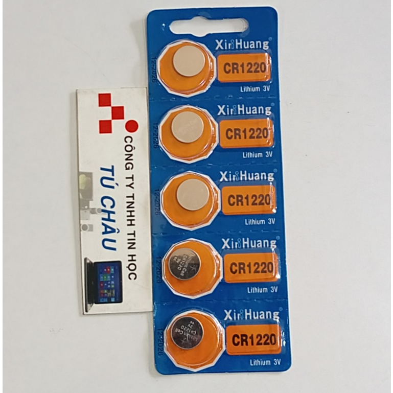 Pin 1220, CR1220 - 3V: Xin Huang Lithium Battery