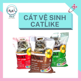 Cát vệ sinh cho mèo - cát vệ sinh cho mèo catlike túi 9l - tuca pet shop