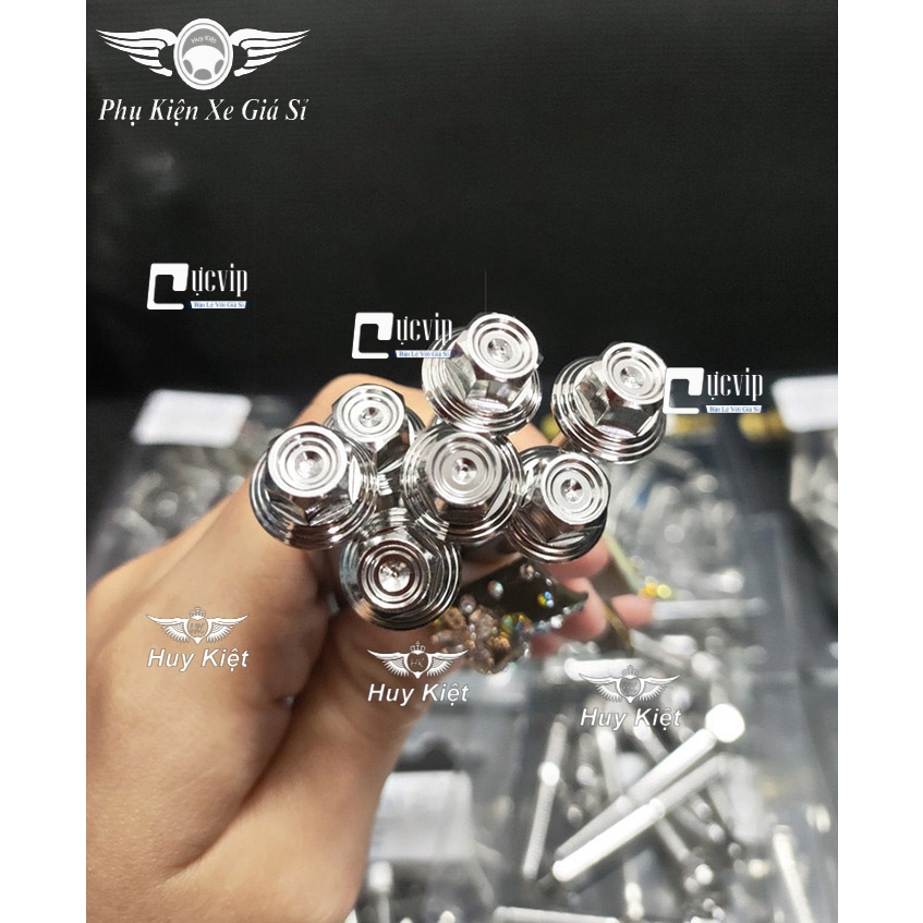 Bộ Ốc Lốc Máy Salaya THÁI (PRO) Inox 304 Gắn Cho Mọi Dòng Xe