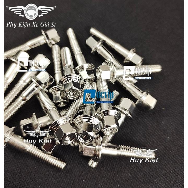 Bộ Ốc Lốc Máy Salaya THÁI (PRO) Inox 304 Gắn Cho Mọi Dòng Xe