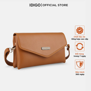 Túi đeo chéo nữ dáng chữ nhật nắp gập IDIGO FB2-345-00