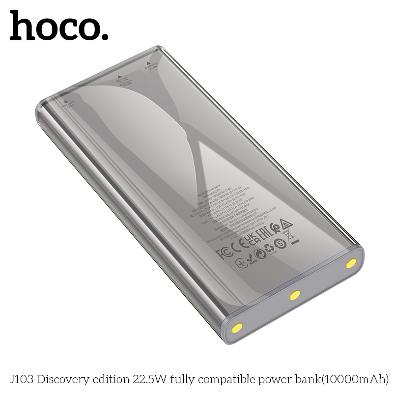 Pin dự phòng Hoco J103/J104 10000/20000mAh QC3.0 22.5W, PD TypeC 20W