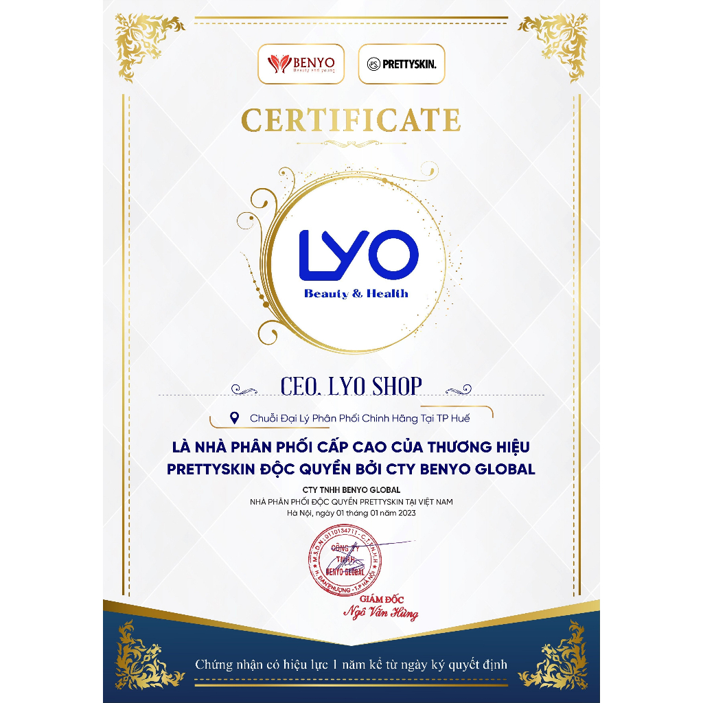 Lẻ 1 miếng Mặt Nạ Dưỡng Trắng Phục Hồi Da Hydra B5 Glutathione Retinol Prettyskin pretty skin Treatment  Mask 25ml