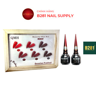 Sơn Gel Mxbon 6 Màu Đỏ Lẻ Chai
