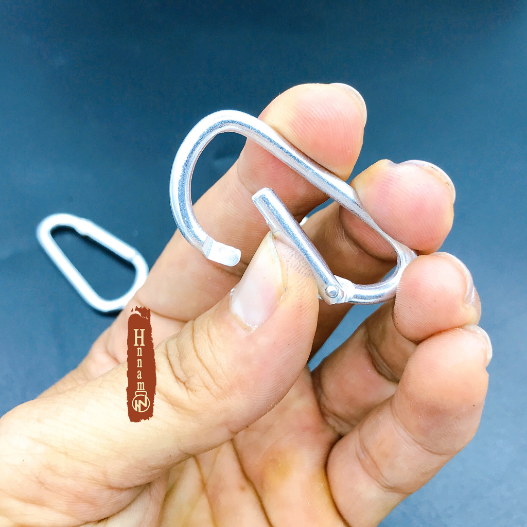 Móc khóa chữ D đa năng nhôm - Tiện lợi khi móc chìa khóa, dùng trong hành trình camping hay các hoạt động ngoài trời