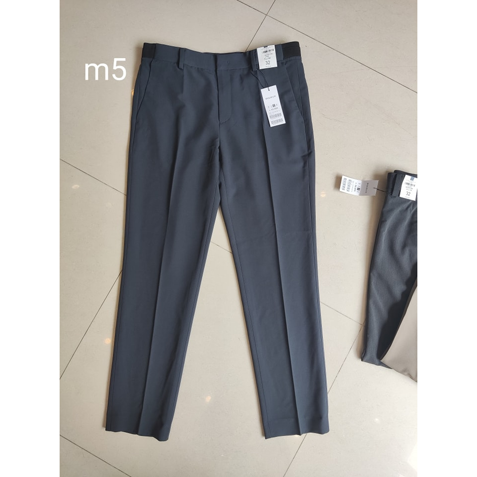 Quần dài âu nam POLH∆M vải âu co dãn nhẹ , chống nhăn nhàu , dáng slim