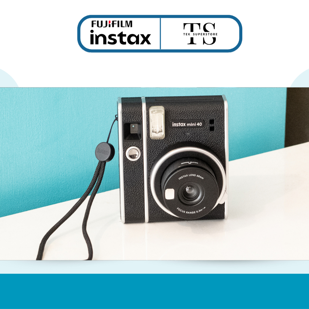 Instax Mini 40 - Máy Ảnh Chụp Lấy Ngay Style Vintage Retro Chính Hãng – Likenew - Fullbox | BigBuy360 - bigbuy360.vn