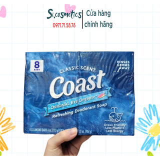 [ Lốc 8 cục ] Xà bông cục coast Mỹ 113g