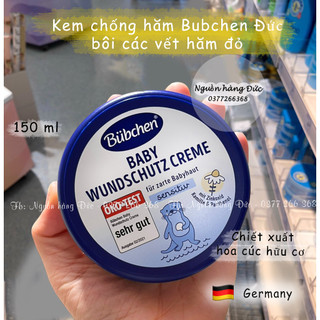 [Mẫu mới]Kem chống hăm Bubchen nội địa Đức 150ml - Nguồn hàng Đức