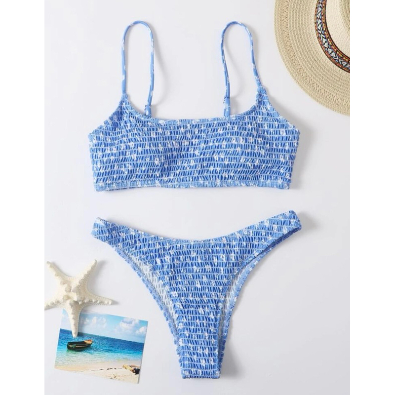 Bikini Đập Cami ngọn & Cao eo Đáy Áo tắm hai mảnh