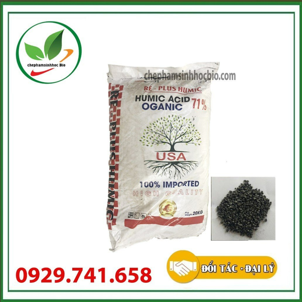 Phân bón HUMIC dạng Miểng. Bao 20kg