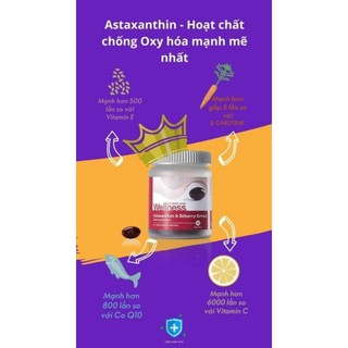 Viên uống dưỡng da từ tảo nâu Astaxanthin
