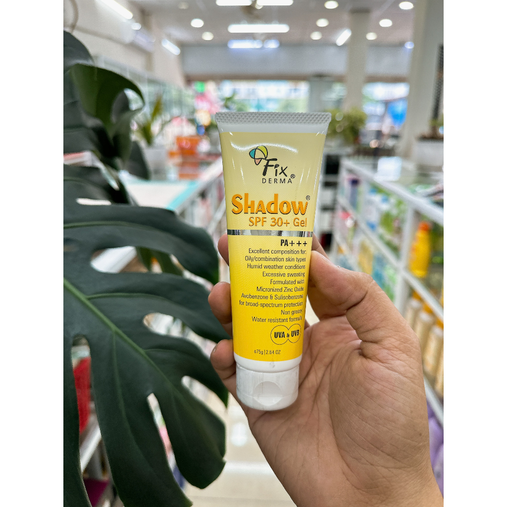 Gel Chống Nắng Fixderma Cho Da Nhờn, Mụn, Nhạy Cảm 75g Shadow SPF 30+ PA+++