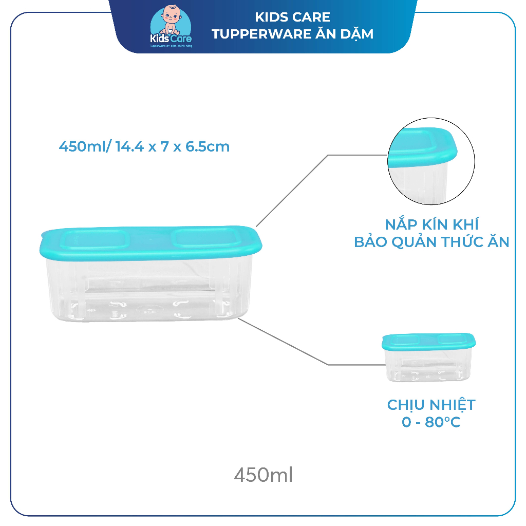 Hộp trữ mát Tupperware Fresh Clear